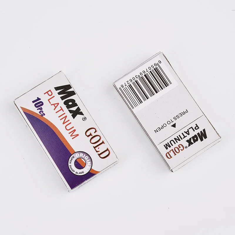 Wholesale high quality double edge blade skin care razor blade stainless steel blade