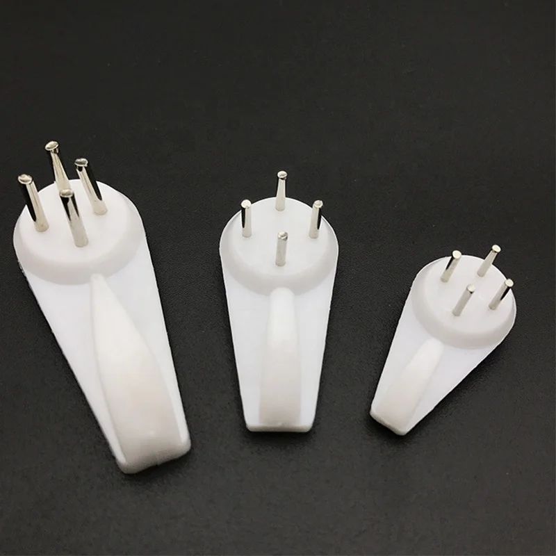 wholesale Nail Screws Wall Hooks No Trace Picture Hangers for Hard wall Drywall Frame Hanger