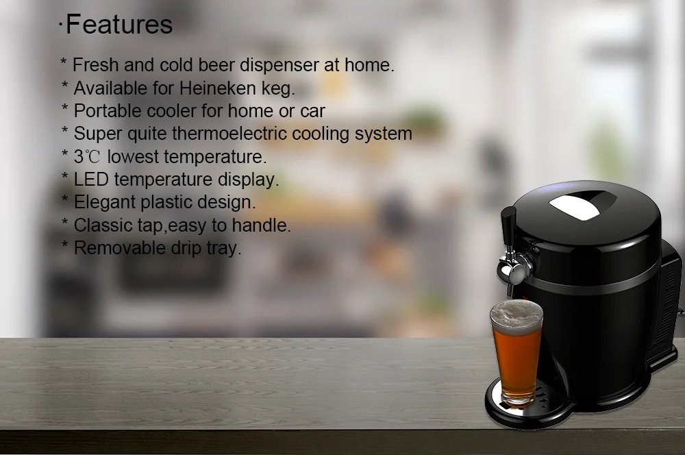 WEILI New Design 5L Profesional Portable Drink Carrierk Beer Dispenser Machine Home