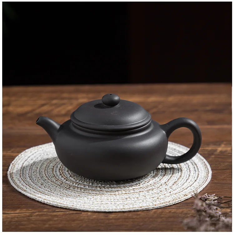 Inverted water-breaking purple clay teapot purple clay antique teapot small capacity tea set pure handmade