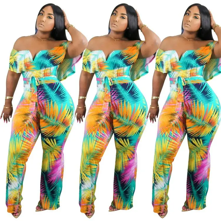 
0620M094 Newest Off The Shoulder Bohemian Floral Print Summer Sexy Jumpsuit Long Straight Pant Casual Women One Piece Jumpsuit 0620M094 Newest Off The Shoulder Bohemian Floral Print Summer Sexy Jumpsuit Long Straight Pant Casual Women One Piece Jumpsuit