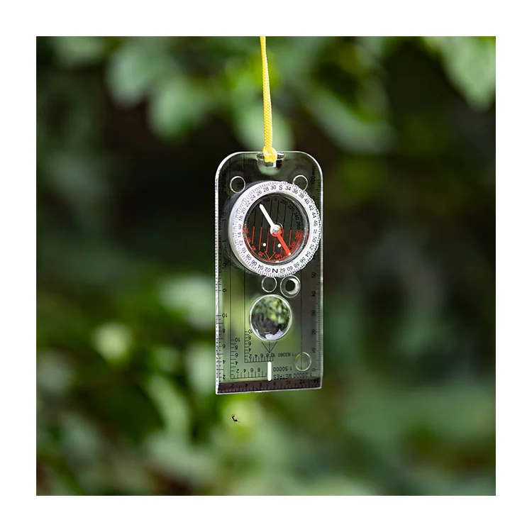 2024 New Type Geilogic Compass Magnetic Compass Transparent compasses For Outdoor and Hiking