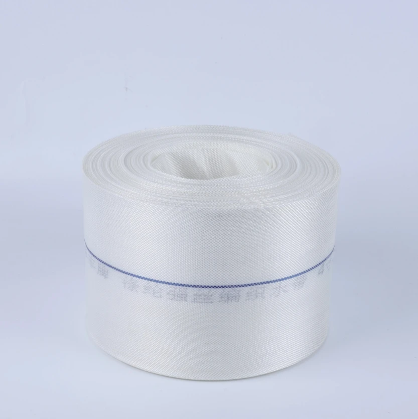 Low Price PE Canvas Hose White Braided Woven Hose for Agricultural Irrigation