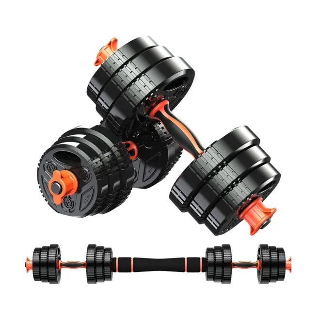 
Adjustable weights dumbbells 40kg gym equipment chrome dumbbell set weightlifting custom logo 