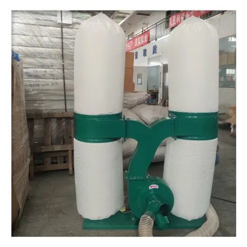 2.2kw to 11.5kw Industrial Double bag dust collector bag filter dust collecting machine wood saw cyclone