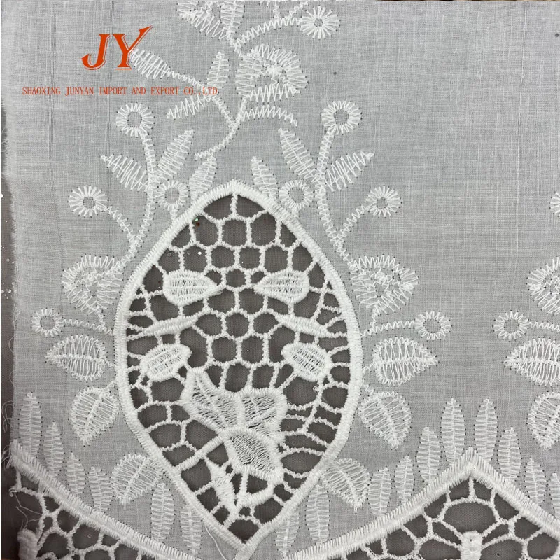 customized design service available small moq 100% Eco Friendly embroidery flowers cotton for sale in dubai