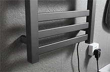 Kaiiy factory 2021 Toilet Radiator Towel Display Rack Electric Wall Mounted Radiator Towel Heating Towel Clothes Drying Rack