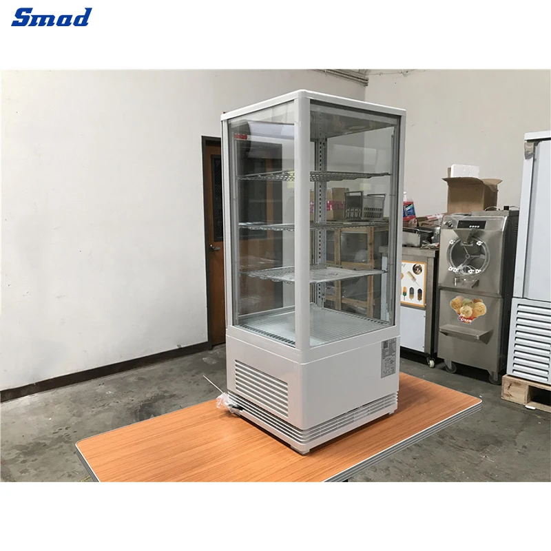 Smad OEM плоские стеклянные столешницы-охладитель 96L витрина для