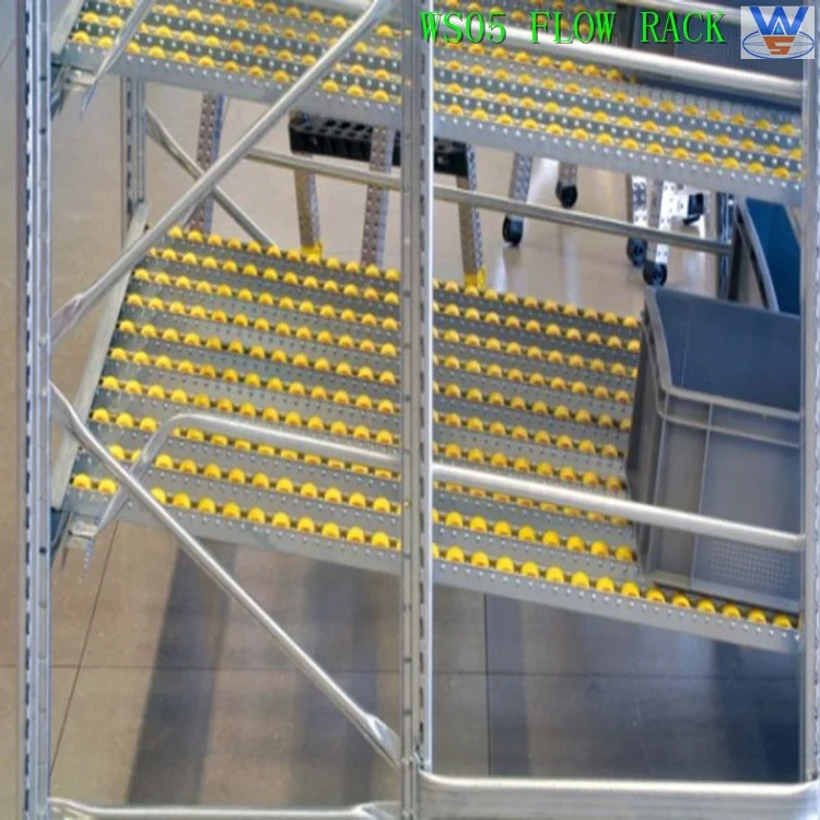 Nanjing Victory Factory Customized Dynamic Storage Warehouse Gravity Carton Flow Racks