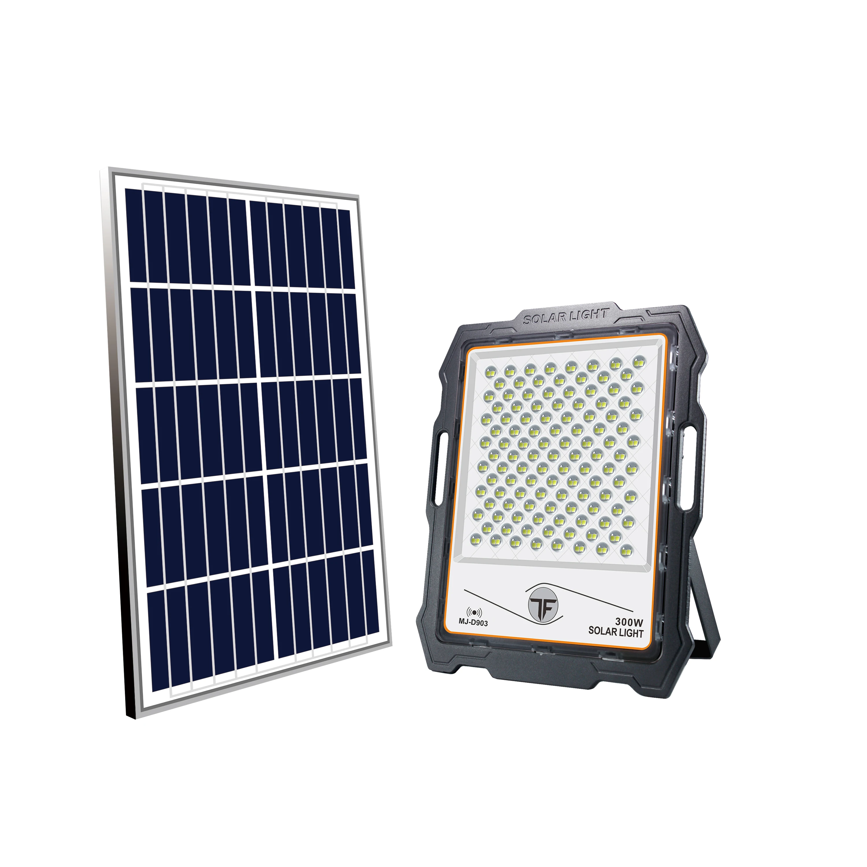 High Power Energy Saving Outdoor Waterproof IP 65 ABS Solar Garden Lamp 100W 200W 300W 400W 600W LED Solar Flood Lights