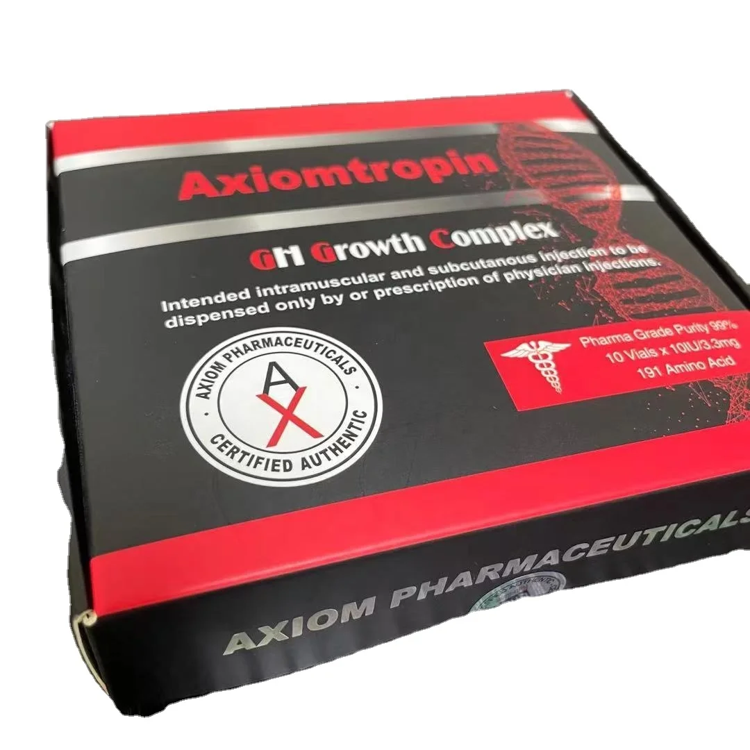 Custom printing 2ml x 10 bottles 10IU vial HGH packaging boxes for somatotropin human