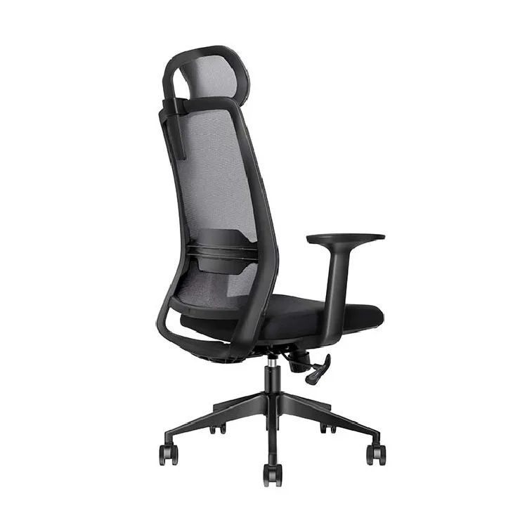 2D headrest swivel manager boss mesh headrest adjust black ergonomic office furniture chair task office mesh chair for office