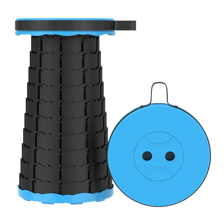 Hot Selling Strudy and Lightweight Camo Wood Telescoping Plastic Camping Stool for Kitchen Bathroom