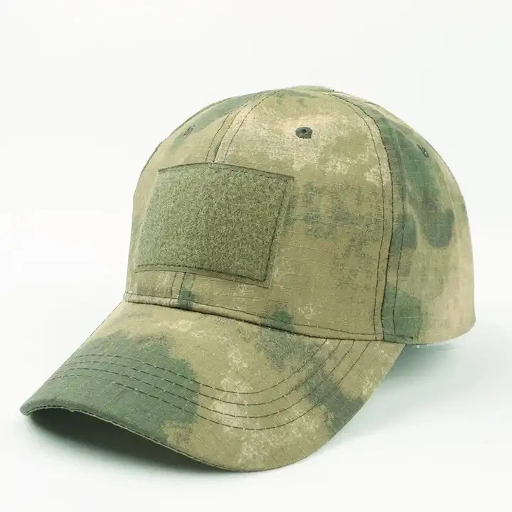 Wholesale Camouflage Hunting Baseball Cap With Victoro Patch Cotton Sport Caps