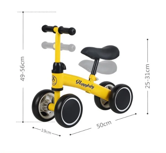 Mini kids balance bike cycle no-pedal lovely cool balance bike for baby swing car