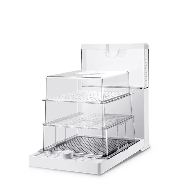 YN-S104 foldable stermer 2 tires food steamer for cooking