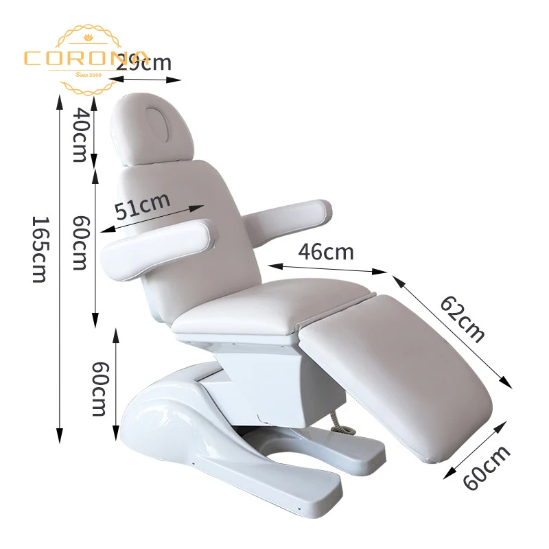 Beauty Salon Chair Furniture Facial Cosmetic Bed Electric Beauty Bed 3 Motors for Dental Clinic