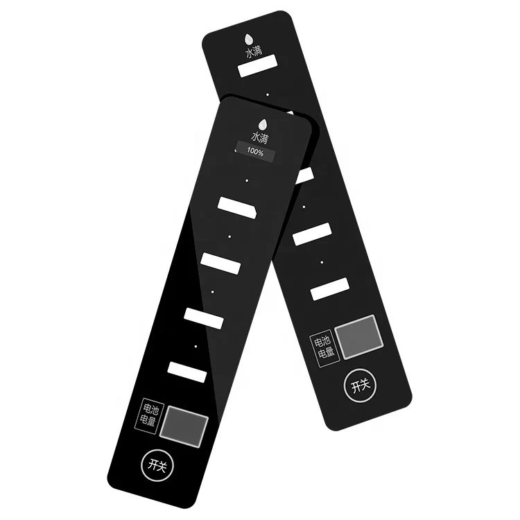 
Screen printed CNC cut adhesive custom acrylic PMMA polycarbonate PC graphic panel 