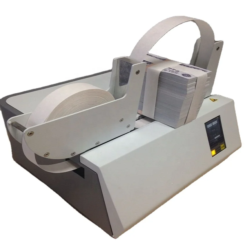 Paper/OPP Tape wrapping machine 20/30/40mm wide strap tape banding tape machine