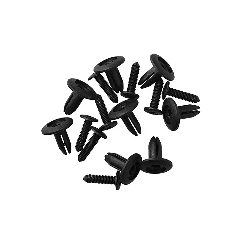 C09 China factory plastic clip snap hook Black Bumper Rivet