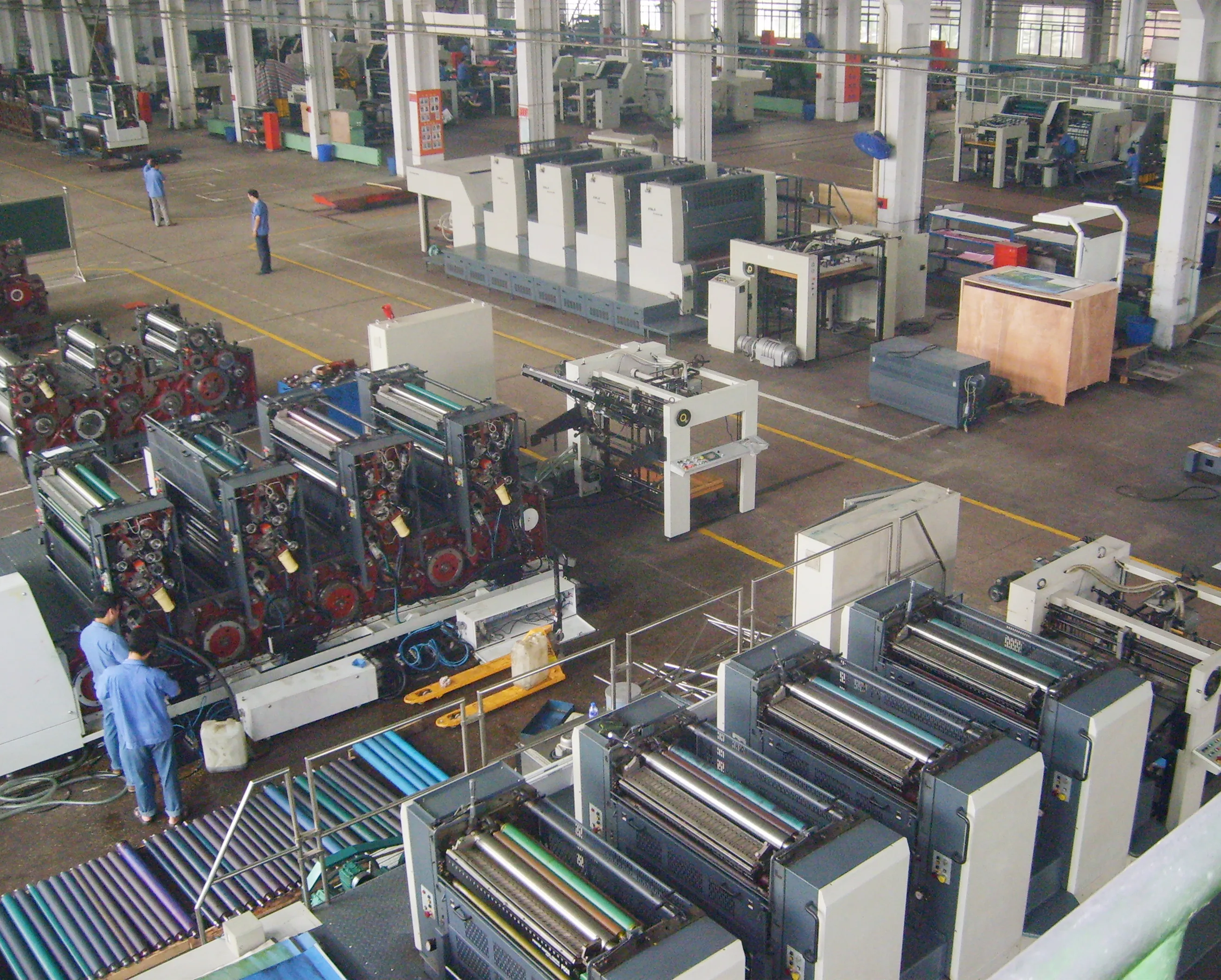 offset lithography   6 color offset printing machine XJ103-6  sheet fed offset press