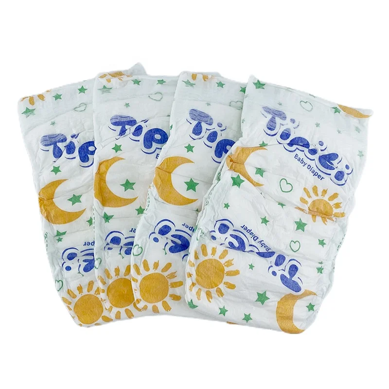 Wholesale Factory Price Disposable Super Breathable Cotton Topsheet Baby Nappies Diaper
