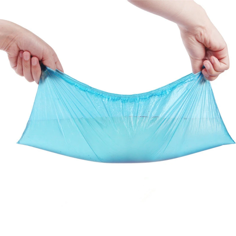 manufacturer Disposable custom surgical Boot Shoe Covers Dust Water proof Protective Pe Shoe Cover for House Cleaning Labs