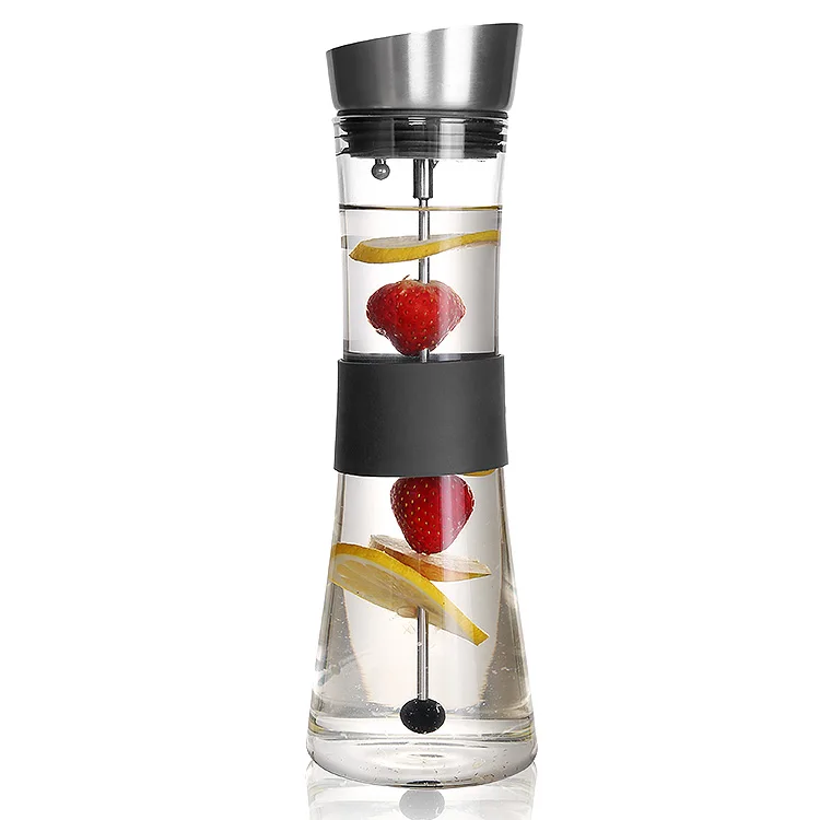 Термостойкие стеклянные контейнеры ручной работы стеклянный кувшин высококачественный боросиликатный графин для питьевых стаканов на