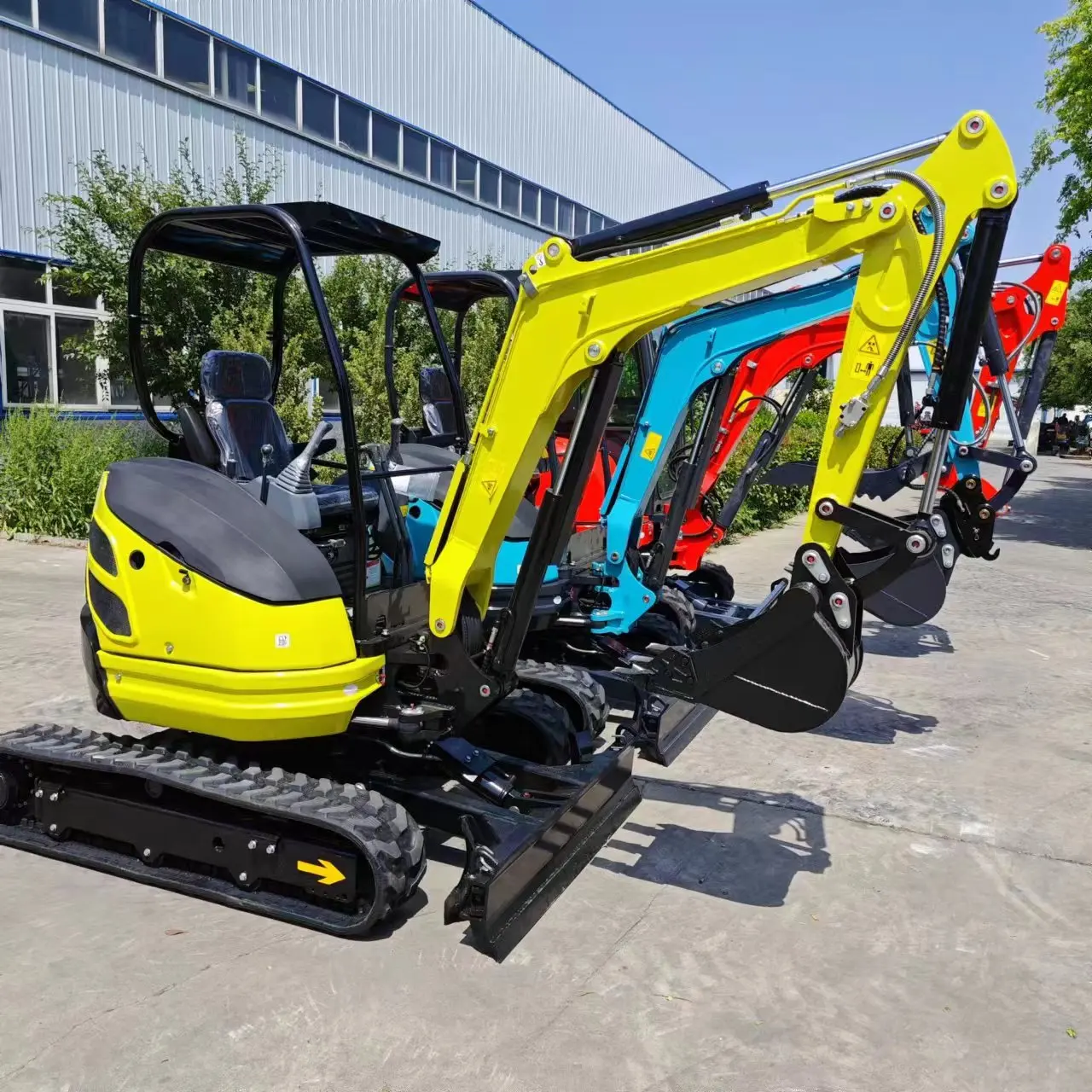 FREE SHIPPING CE EPA Engine Mini Excavators 3.5 Ton  2 Ton Small New Crawler Excavator mini Hydraulic Compact mini Digger bagger