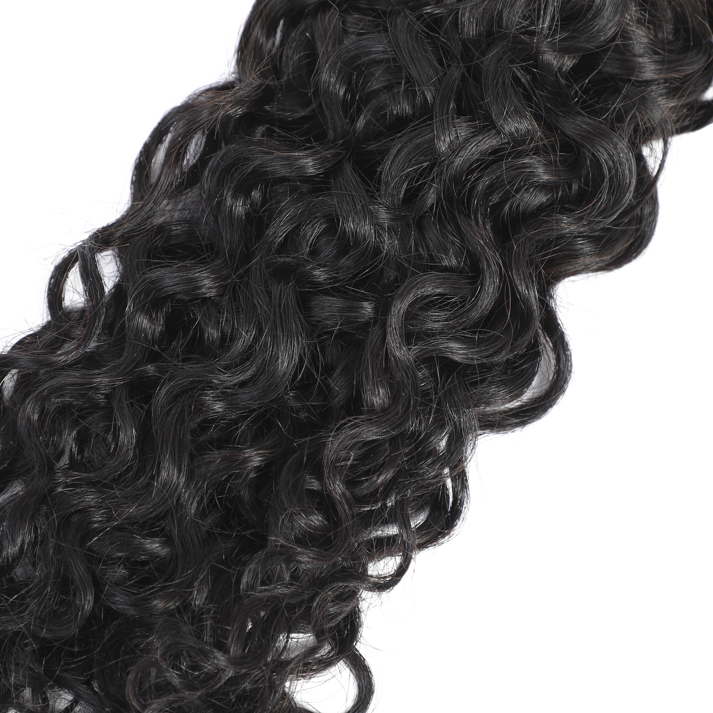 Wholesale Naturel 30Inch 36Inch Brazilian 360 Deep Body Wave Human Hair Bundle Body Full Lace Water Wave Human Hair