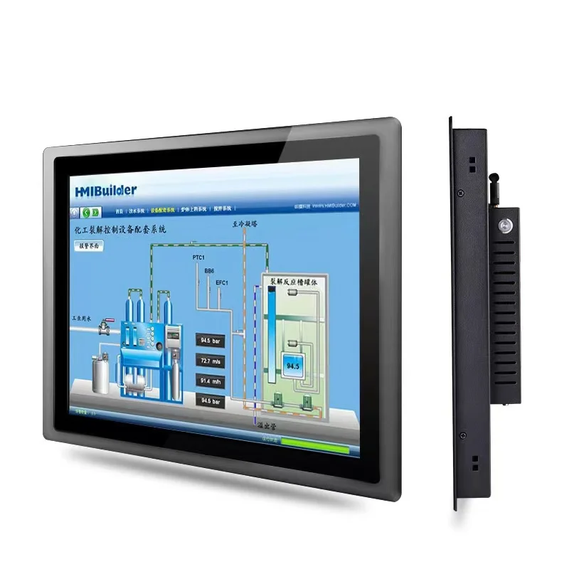 15.6-inch industrial all in one computers ip65 waterproof industrial panel pc 10 point capacitive VGA industrial panel pc