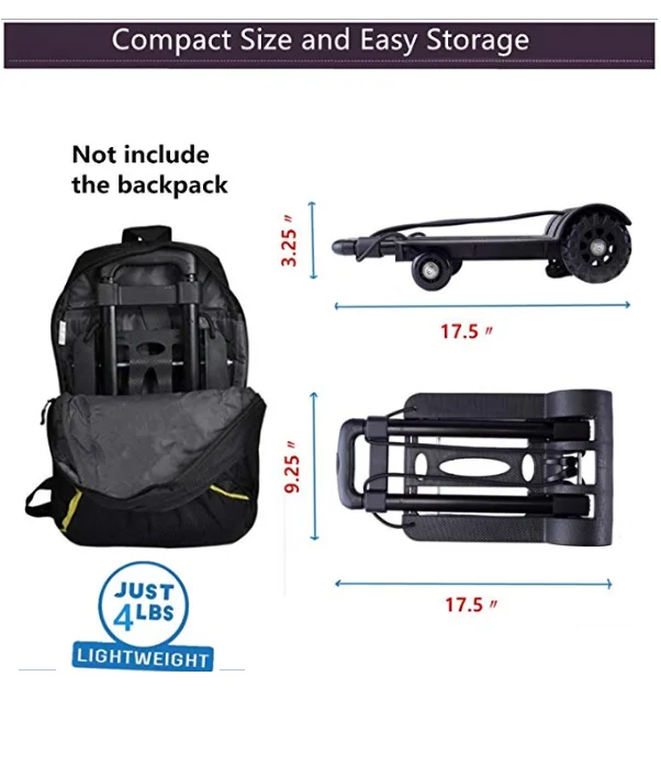 Mini compact steel collapsible telescopic folding portable lightweight shopping retractable luggage hand trolley cart truck