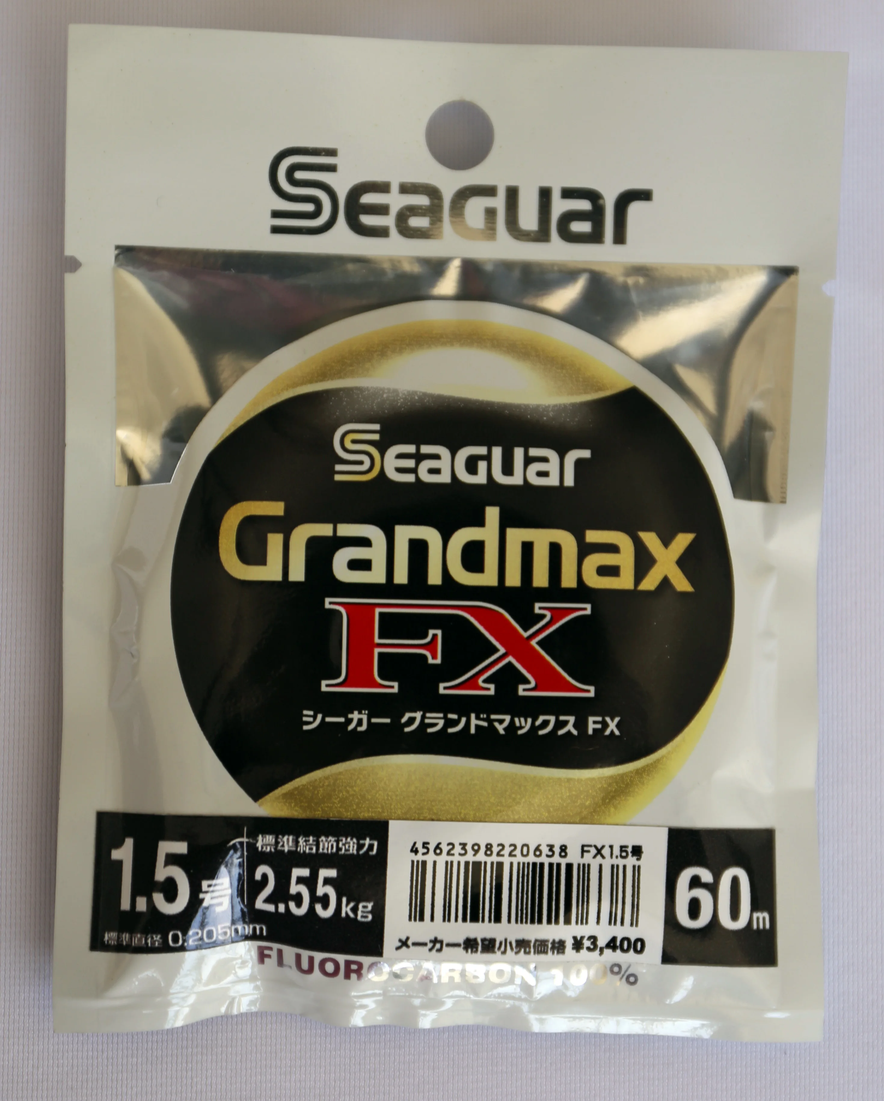  Углеродная рыболовная леска Seaguar Grandmax FX 100% bloom 60 м для раковины невидимая