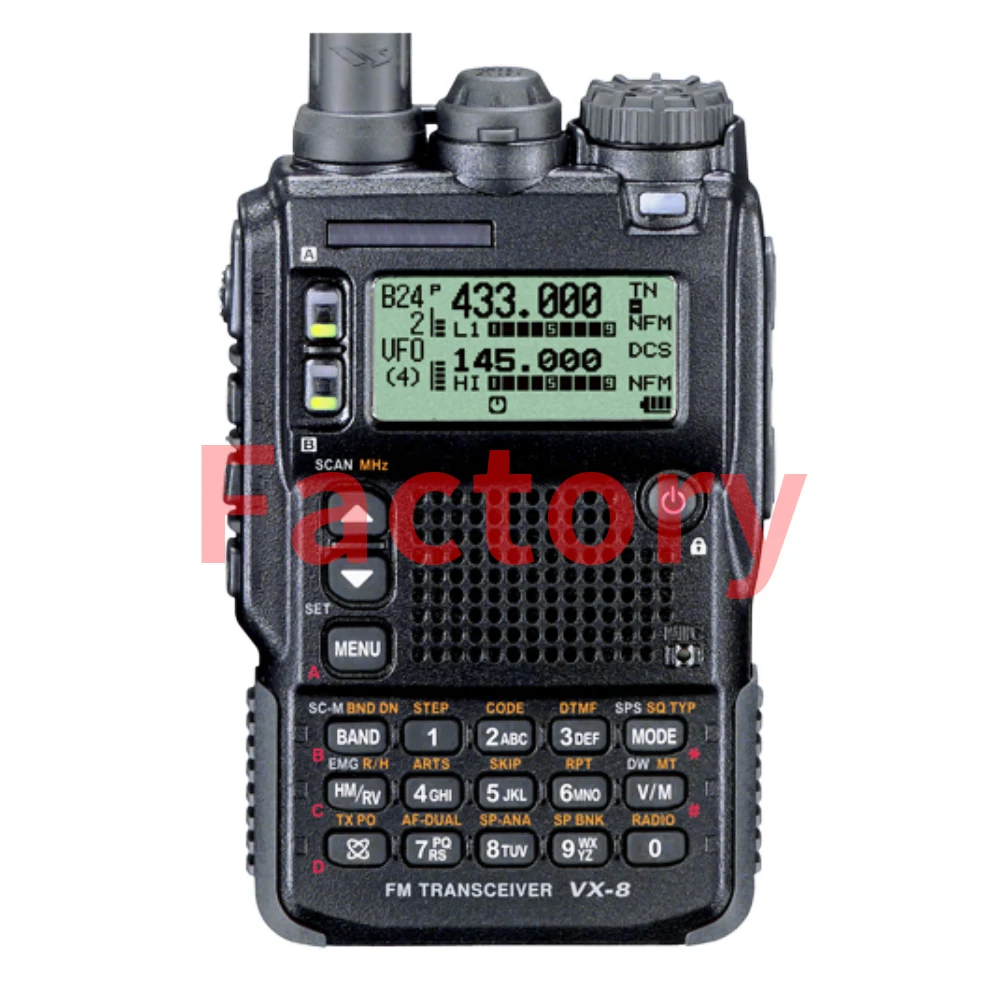 Hot Sale vx 8dr ft 857d Triple-Band Digital Ham vx-8dr Japan VAESU VX-8DR Mobile intercom Walkie Talkie radio Two Way Radio