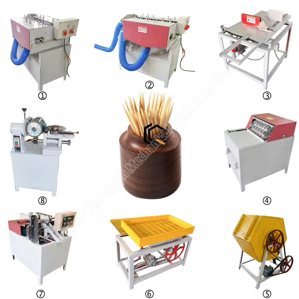 Bamboo floor processing machine toothpick bottle making machine wood cutting saw machine handheld