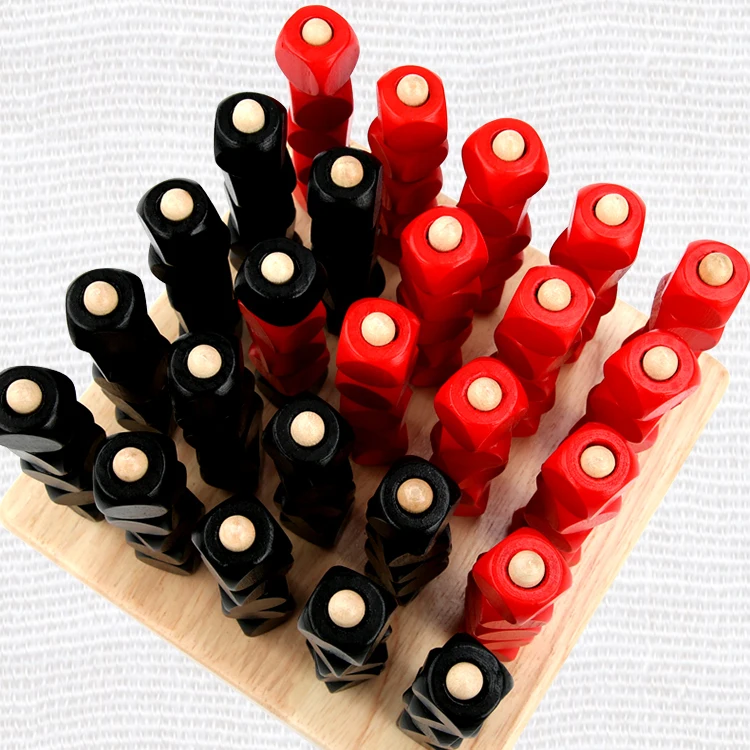 New Style Funny Wooden Chessess Game Toys Amazon Best Selling Kids Intelligence Development Educational Toys