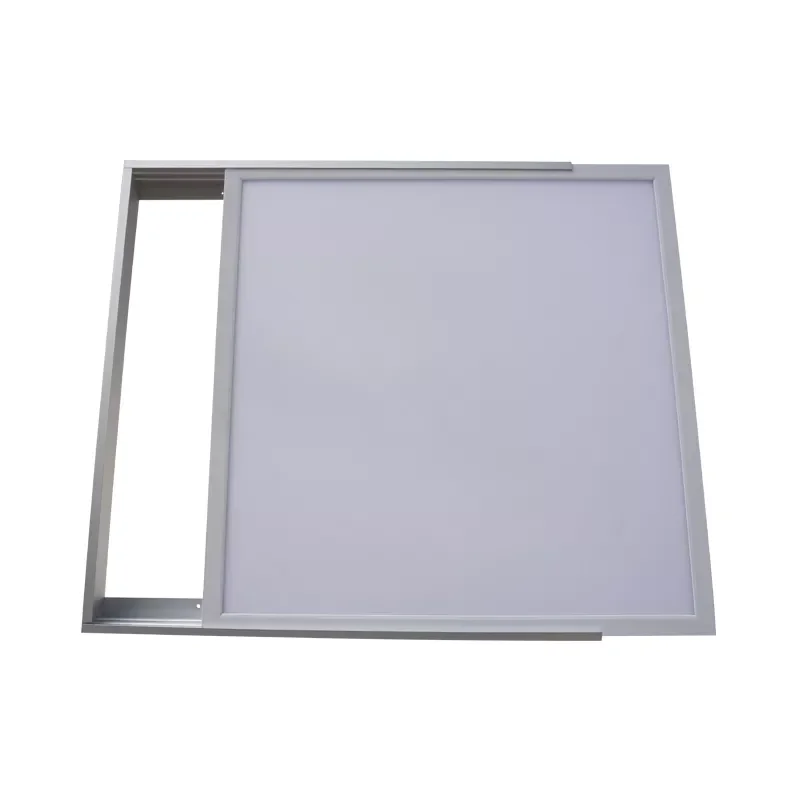 Aluminum 2*4ft LED Drop Ceiling Flat Panel Light Fixture Surface Panel Mounting Kit