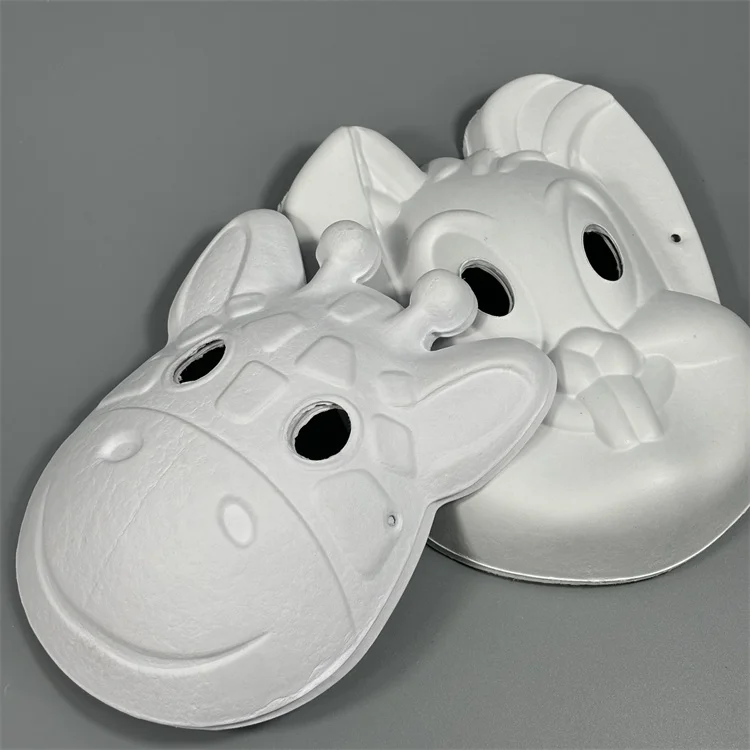 Face Animal Paper Pulf Party Mask for Prom Party Carnival Holiday Masquerade Venetian Costume Cosplay Halloween Accessory