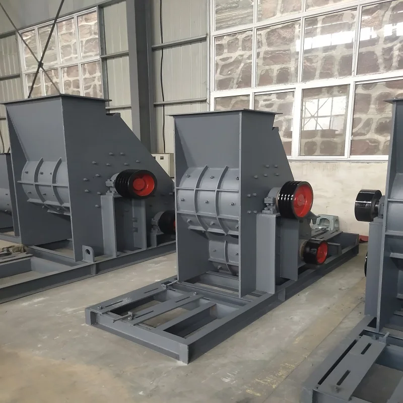 Low Price Hot Sale High Quality Small Double Rotor Hammer Crusher Double Impact Hammer Crusher