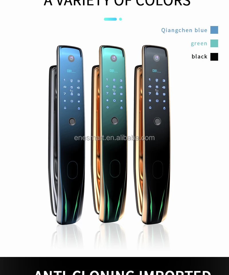
ENE smart door lock Home APP remote control unlock hotel password swipe card lock padlock 