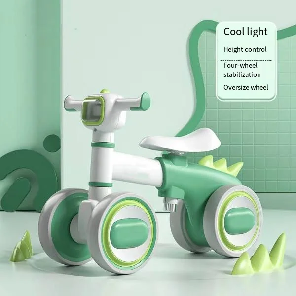 New Model Plastic Balance 1-4 Years Old With four Wheel Safe Baby Learn to Walk infant slide car Toys Bike Kids Tricycle