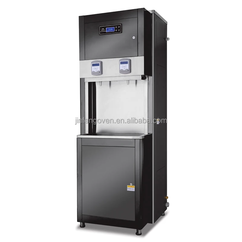 Commercial reverse osmosis water purifier / fully automatic cold and hot water compressor refrigeration water dispense