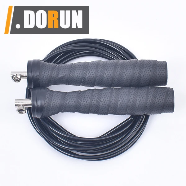 Quick Adjustable Jump Rope Wraps Cover Handle Tangle-Free Rapid Speed Jumping Rope Cable with Ball Bearings
