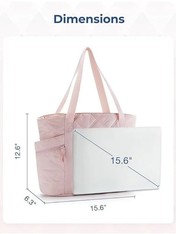 Best Selling Light weight Women Tote Bag Pleated Cotton Check Bag Quilted Stuffed Tote Bag