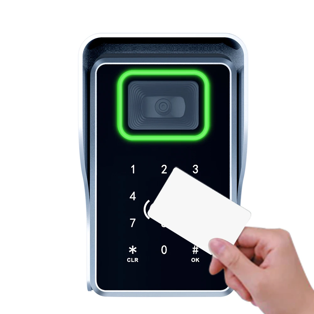 4G Ethernet cable  QR Code Scanner RFID card reader keypad Outdoor Access Control  QR code card reader