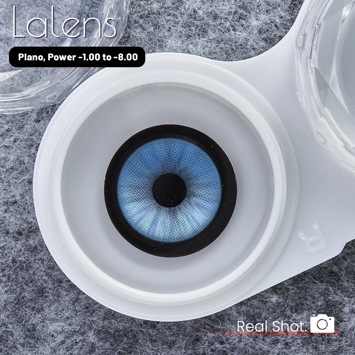 Lalens Meteor Blue 14.2MM Color Contact Lenses Wholesale Cosmetic Natural Brown Contact Lens Prescription For Dark Eyes