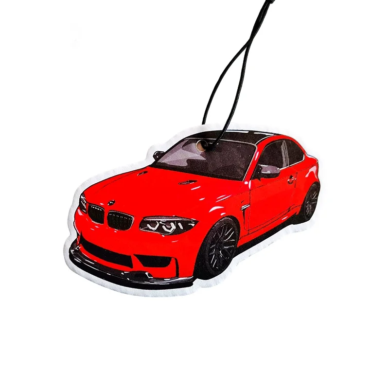 Various Scent Cotton Paper Hanging Customized Car Air Freshener Custom Air Fresheners