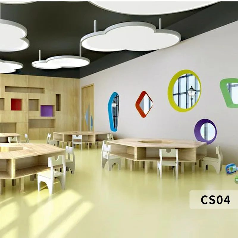 Pvc Flooring Roll Linoleum Rolls Vinyl Flooring Rolls Colorful Commercial Vinyl Factory Directly Pvc 2mm to 3mm Modern Indoor