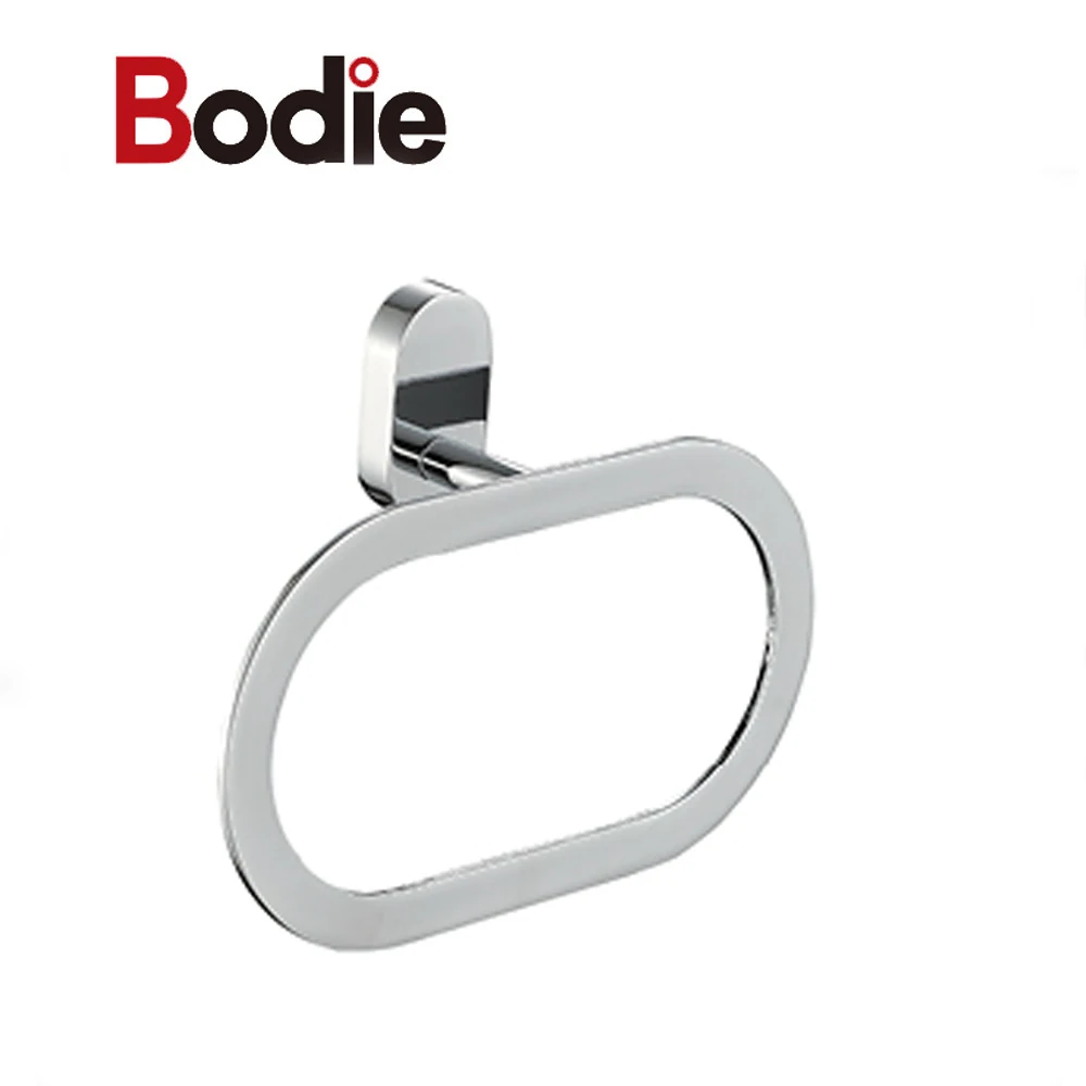 Oval Base Wall Mounted Zinc Chrome Single Robe Hook