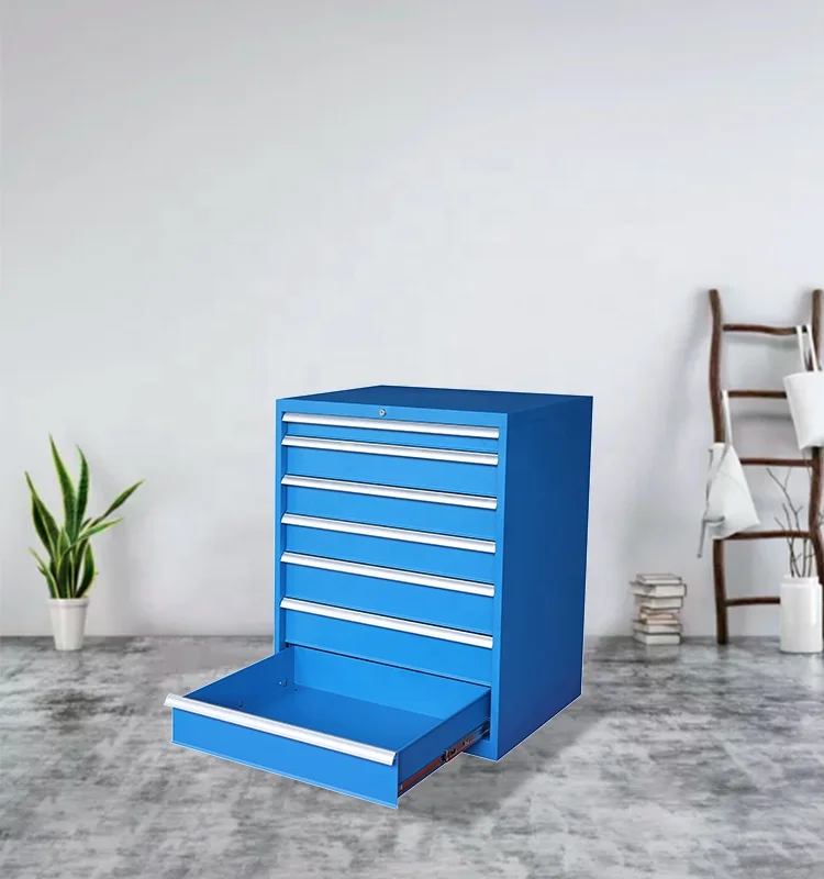 Workshop Lockable Storage Tool Cabinet Box 7 Drawer for Workshop Repair